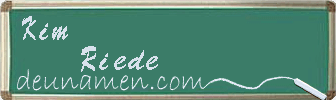 Kim Riede Visitenkarte